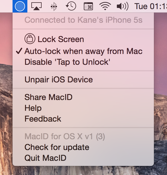 Update MacID for macOS